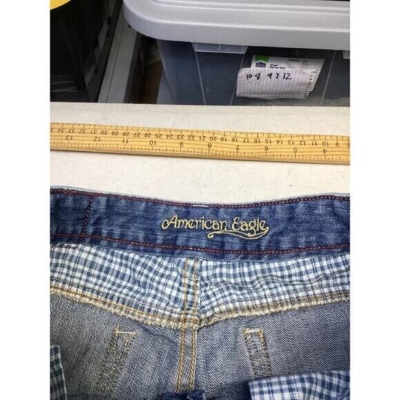 GRANDPA MOB WIFE CLEAN GIRL OFFICE FAIRY CORE  American Eagle Women's Shorts - Picture 3 of 4